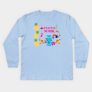 In the Tiki room Kids Long Sleeve T-Shirt